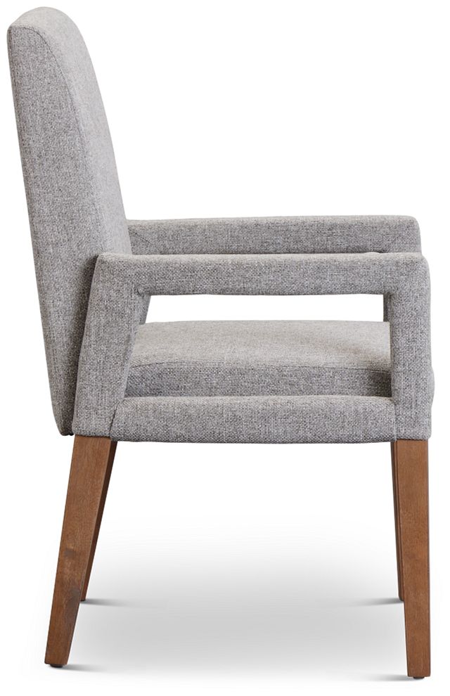 Provo Gray Upholstered Arm Chair