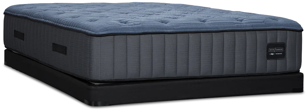 Kevin Charles By Sealy Reserve Lux Plush Low-profile Mattress Set