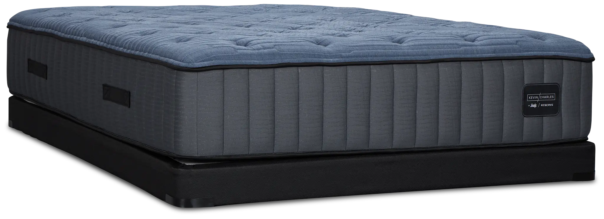 Kevin Charles By Sealy Reserve Lux Plush Low-profile Mattress Set Kevin Charles By Sealy Reserve Lux Plush Low-profile Mattress Set
