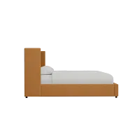 Captiva Elite Light Brown 48" Upholstered Shelter Bed