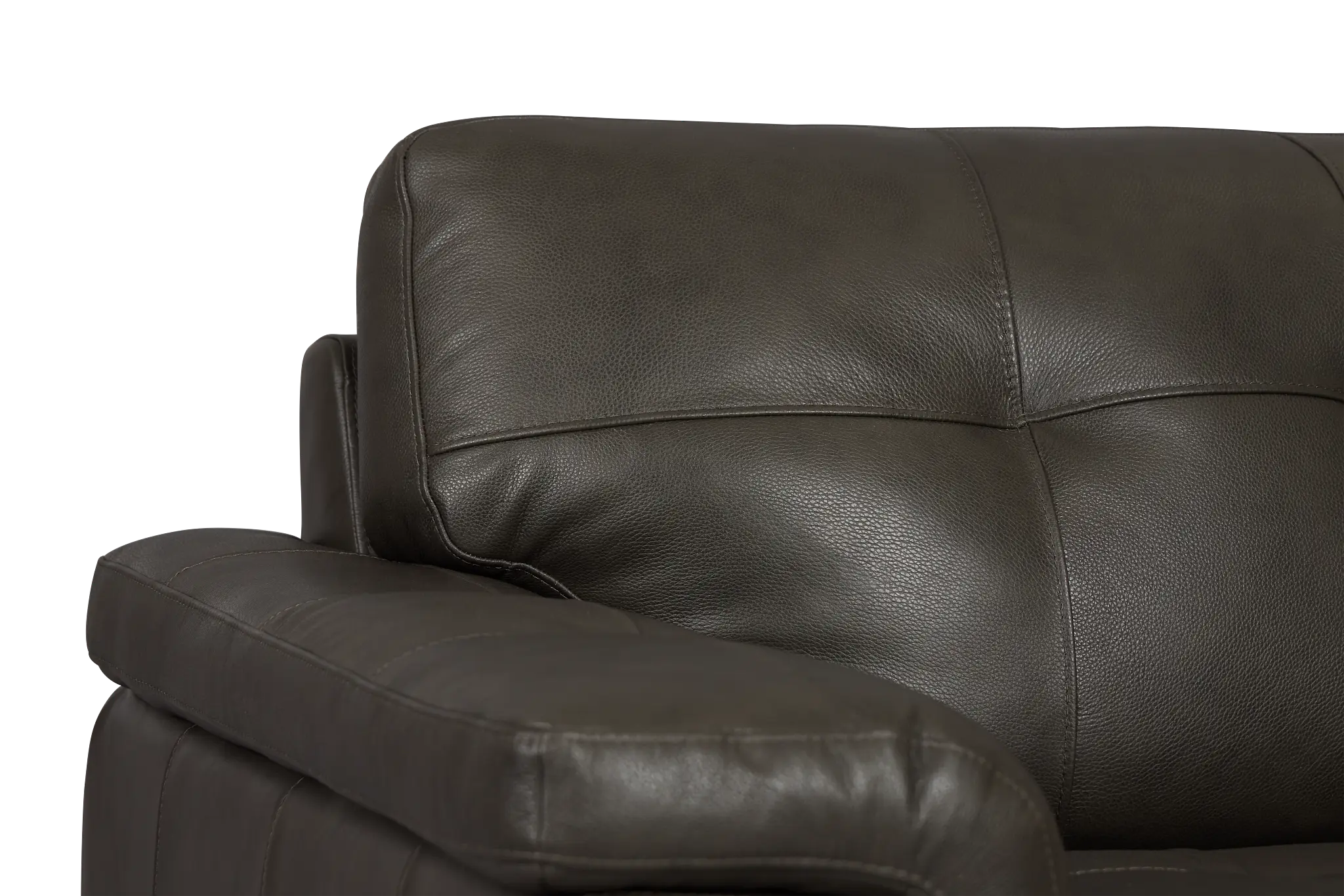 Braden Dark Gray Leather Chair Braden Dark Gray Leather Chair
