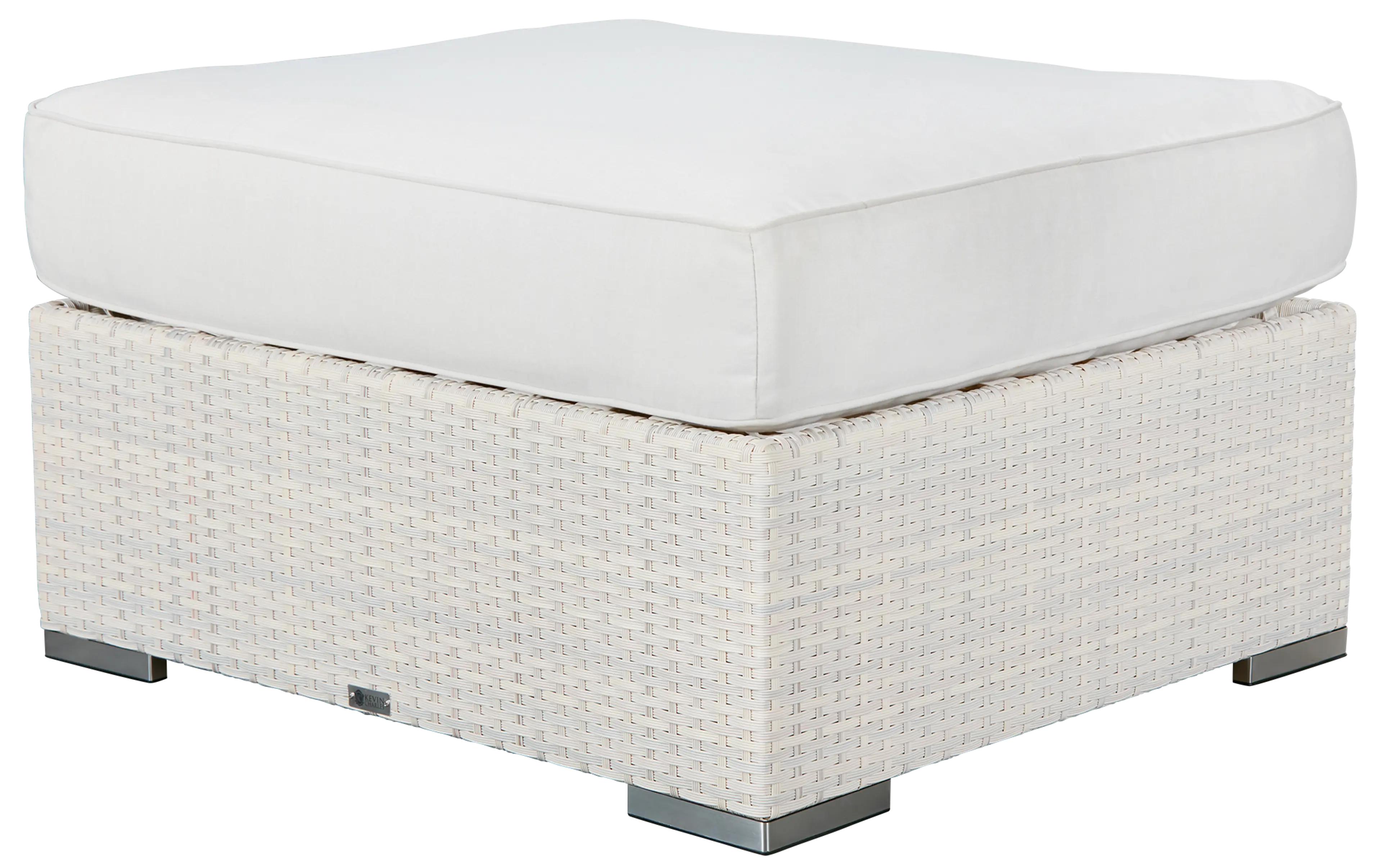 Biscayne White Ottoman Biscayne White Ottoman