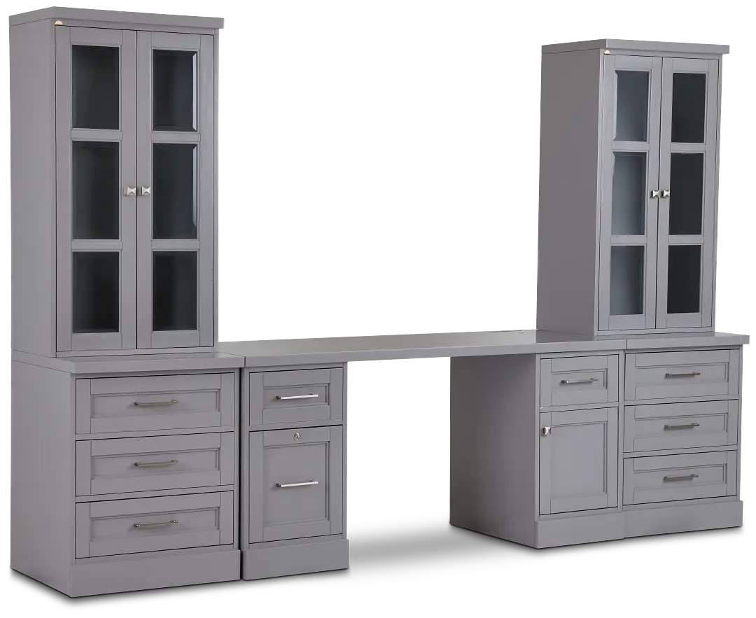 Newport Gray Drawer Wall Desk Newport Gray Drawer Wall Desk
