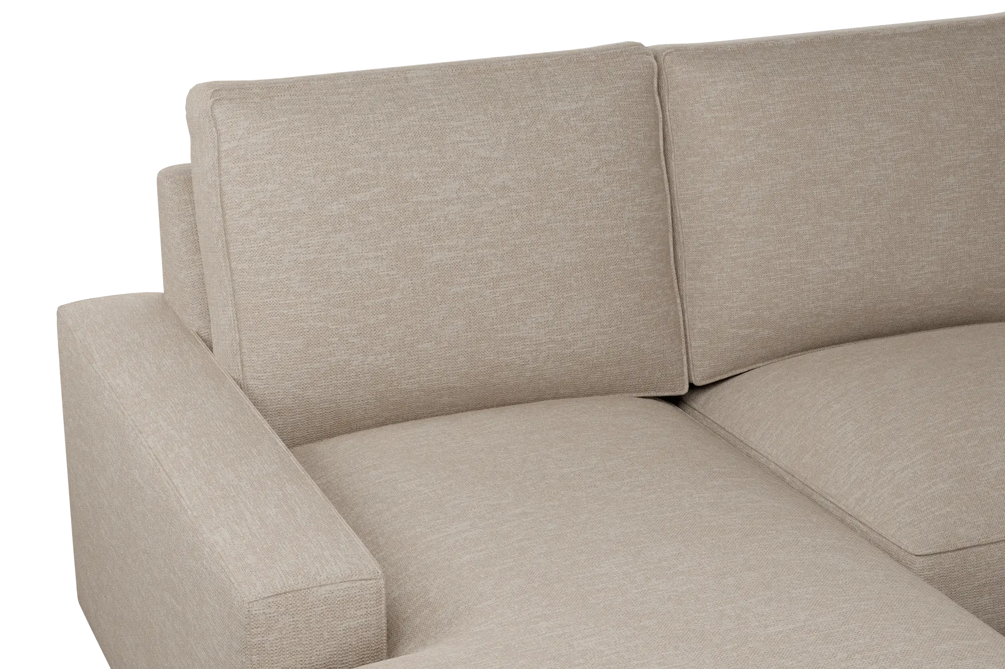 Edgewater Victory Taupe Medium Left Chaise Sectional Edgewater Victory Taupe Medium Left Chaise Sectional