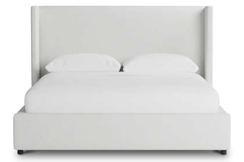 Captiva Elite Ivory 48" Upholstered Shelter Bed Captiva Elite Ivory 48" Upholstered Shelter Bed