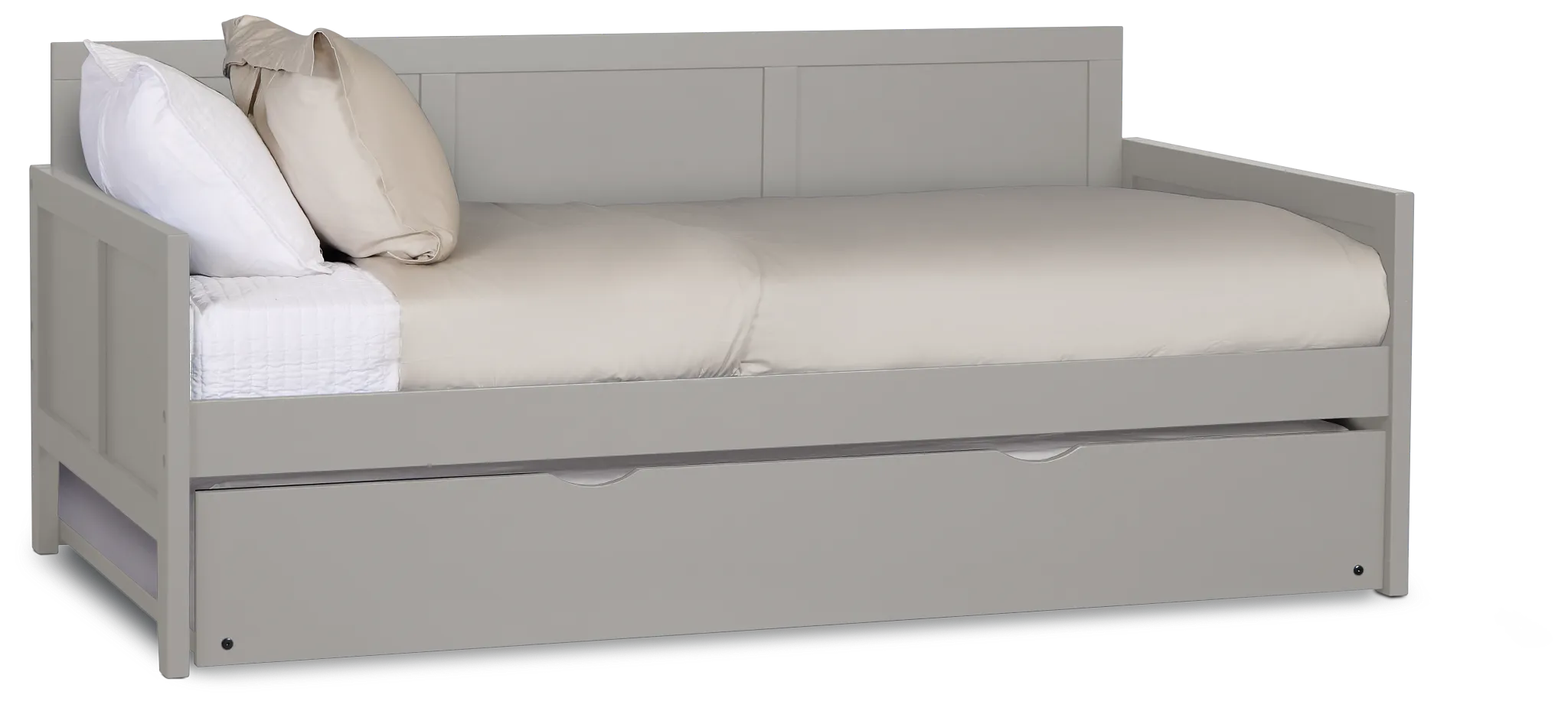 Charleston Gray Panel Trundle Bed