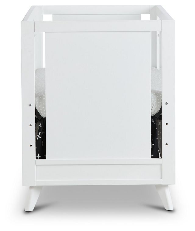 Kayson White Acrylic 3-in-1 Crib (2)