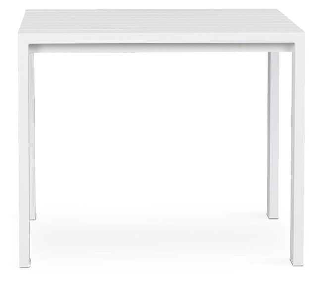 Sunrise White 35" Square Table