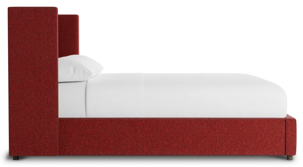 Captiva Elite Red 48" Upholstered Shelter Bed Captiva Elite Red 48" Upholstered Shelter Bed