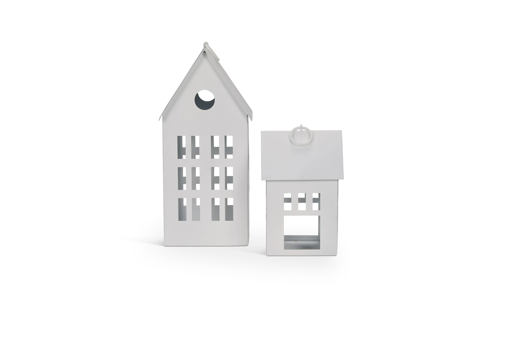House White Small Candle Holder