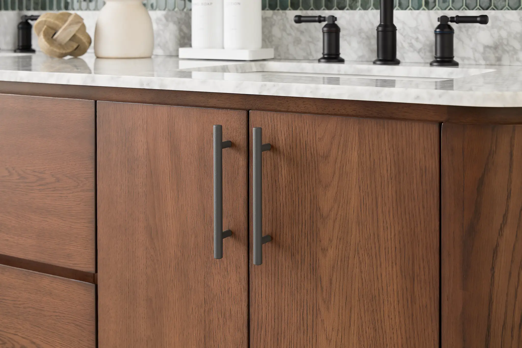 Nomad Mid Tone 60" Double Bathroom Vanity Nomad Mid Tone 60" Double Bathroom Vanity