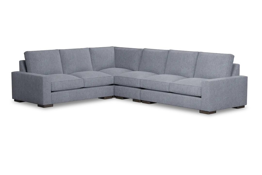 Edgewater Elevation Gray Medium Two-arm Sectional