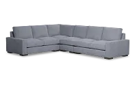 Edgewater Elevation Gray Medium Two-arm Sectional