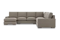 Edgewater Elite Brown Large Left Chaise Sectional