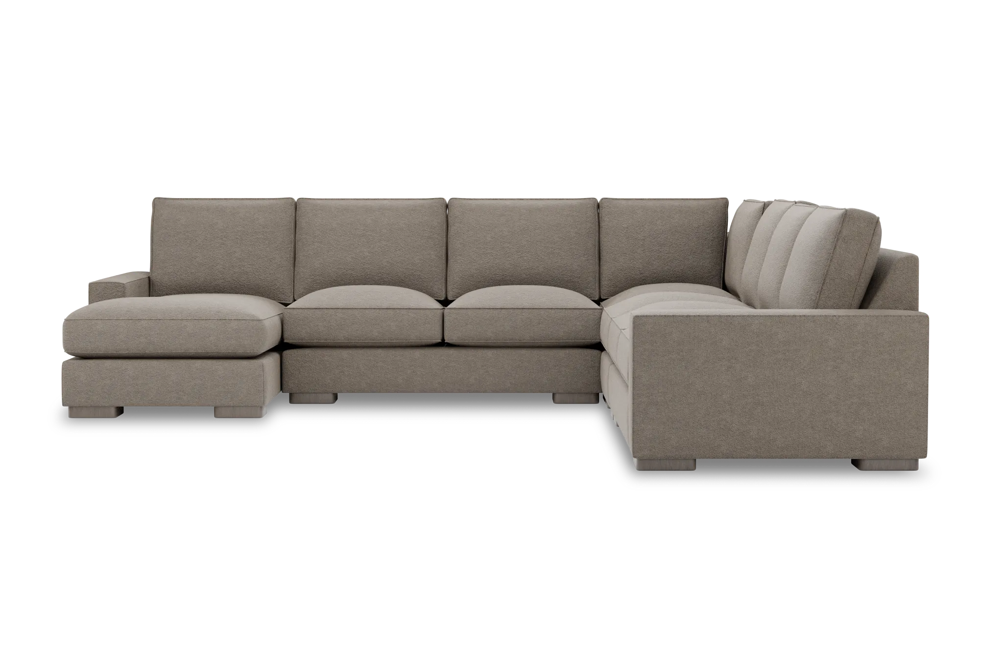 Edgewater Elite Brown Large Left Chaise Sectional