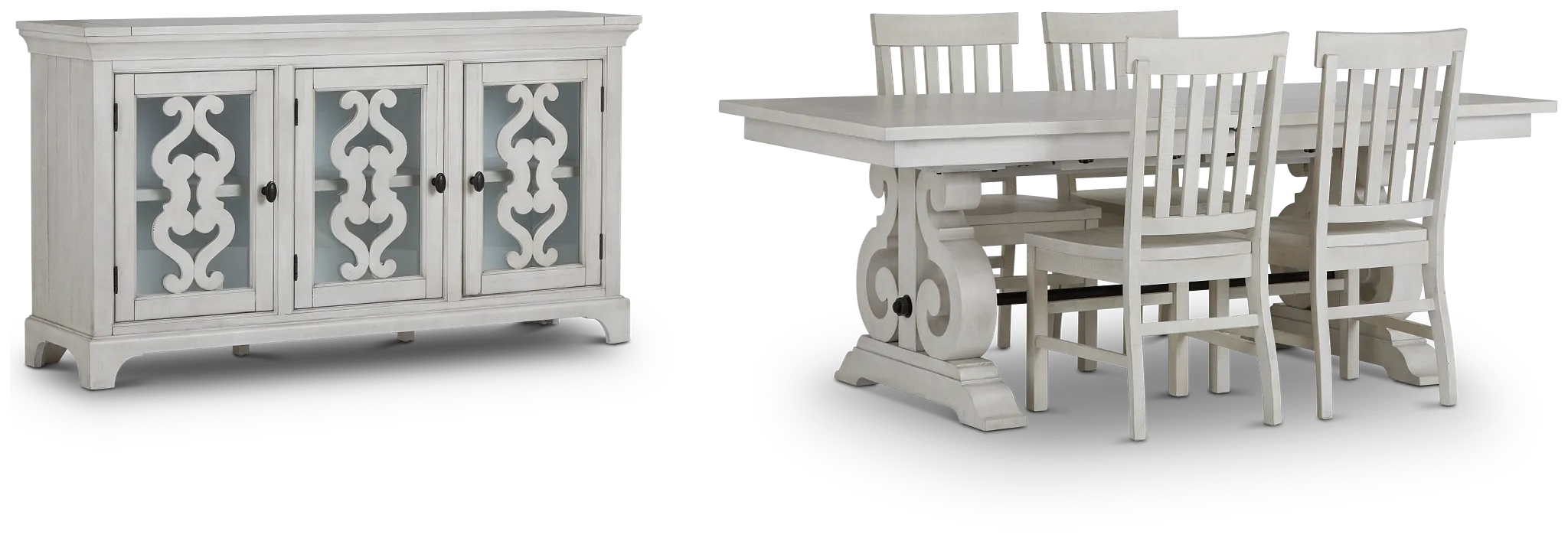 Sonoma Ivory Trestle Dining Room