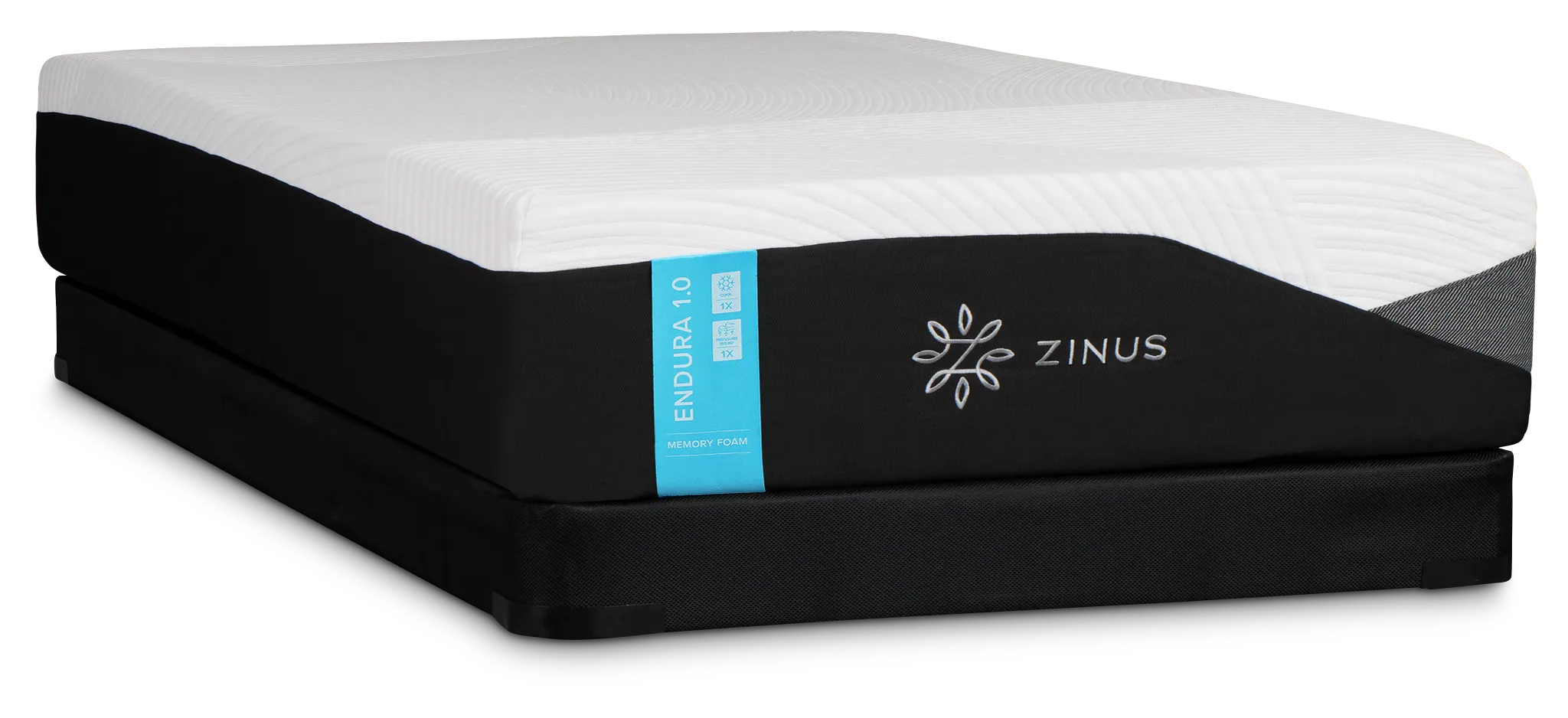Zinus Endura 1.0 Firm Low-profile Mattress Set