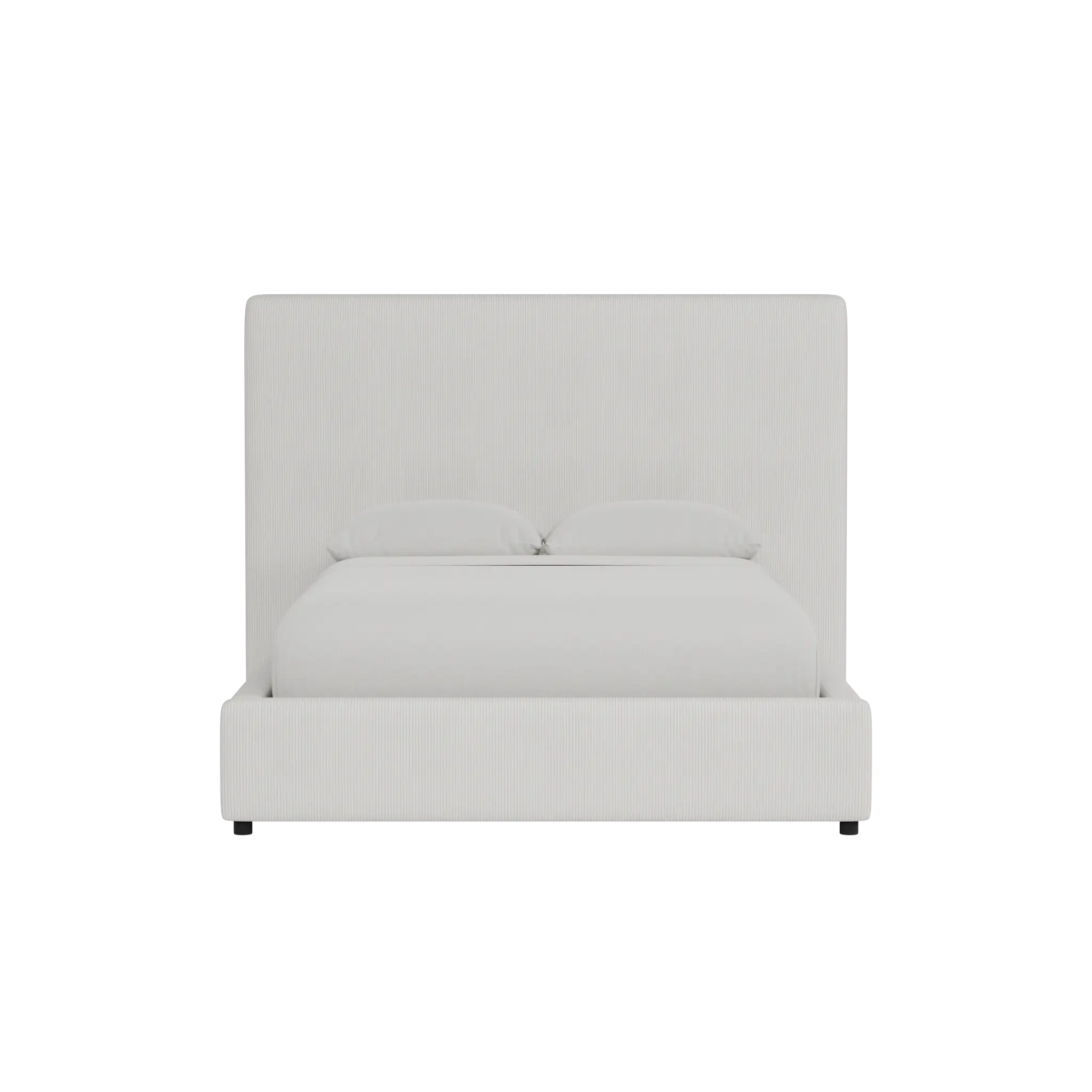 Grayton Lucy Light Beige 54" Upholstered Platform Bed Grayton Lucy Light Beige 54" Upholstered Platform Bed