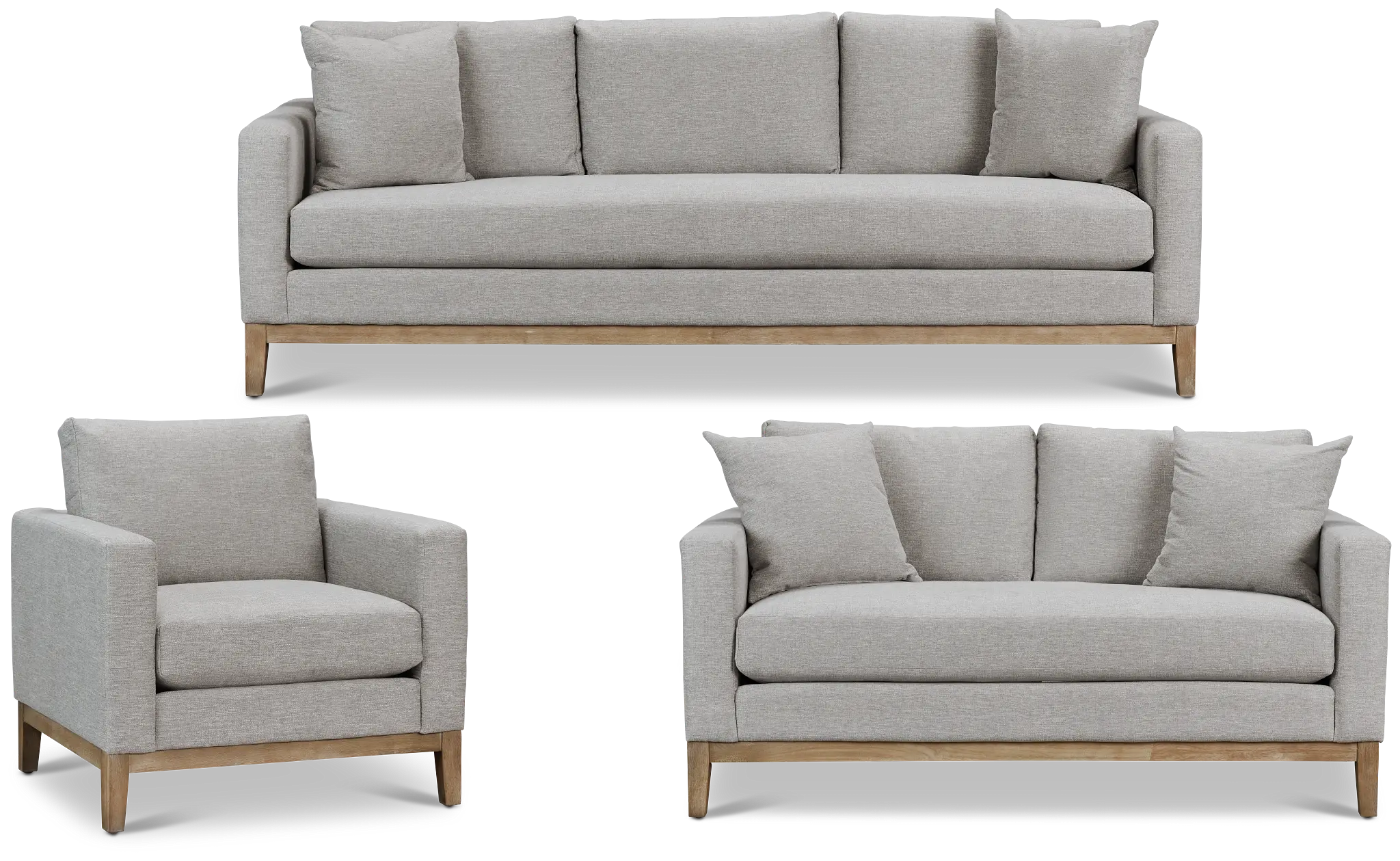 Emma Gray Fabric Living Room Emma Gray Fabric Living Room