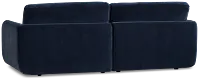 Jules Dark Blue Velvet 2 Piece Modular Sofa