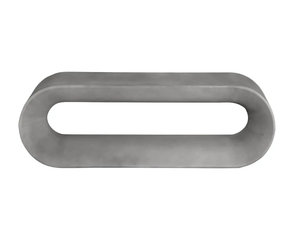 Pierce Gray Oval Bench