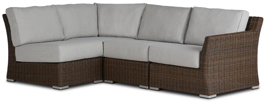 Southport Gray Right 4-piece Modular Sectional Southport Gray Right 4-piece Modular Sectional