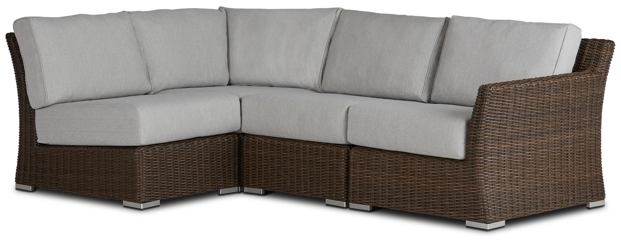 Southport Gray Right 4-piece Modular Sectional Southport Gray Right 4-piece Modular Sectional