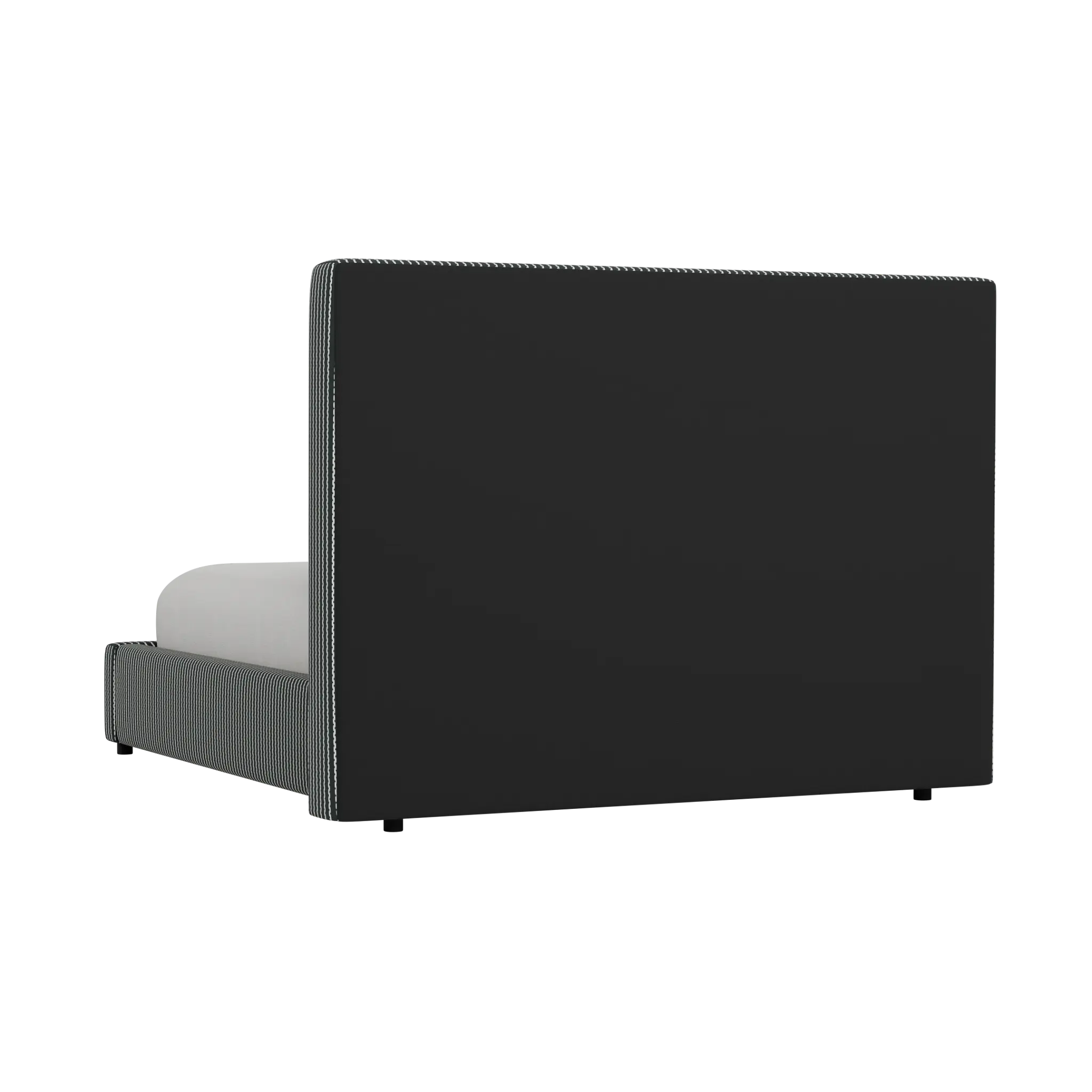 Grayton Lucy Navy 54" Upholstered Platform Bed Grayton Lucy Navy 54" Upholstered Platform Bed