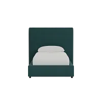 Grayton Joya Green 54" Upholstered Platform Bed