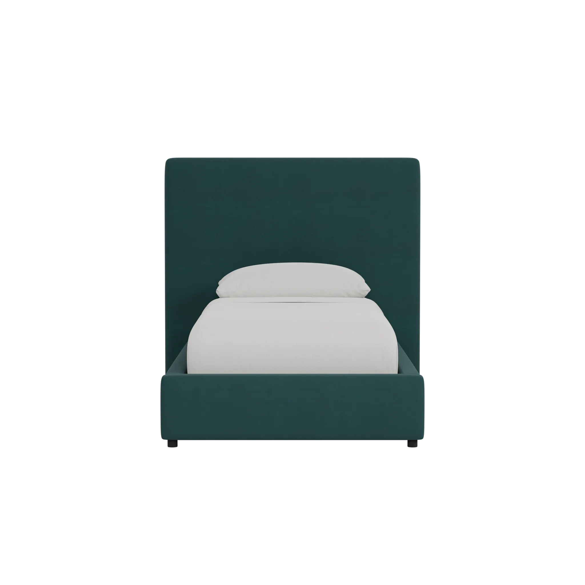 Grayton Joya Green 54" Upholstered Platform Bed