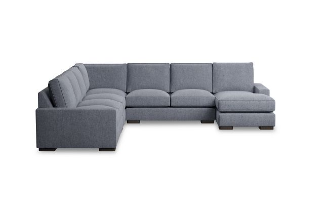 Edgewater Elevation Gray Large Right Chaise Sectional