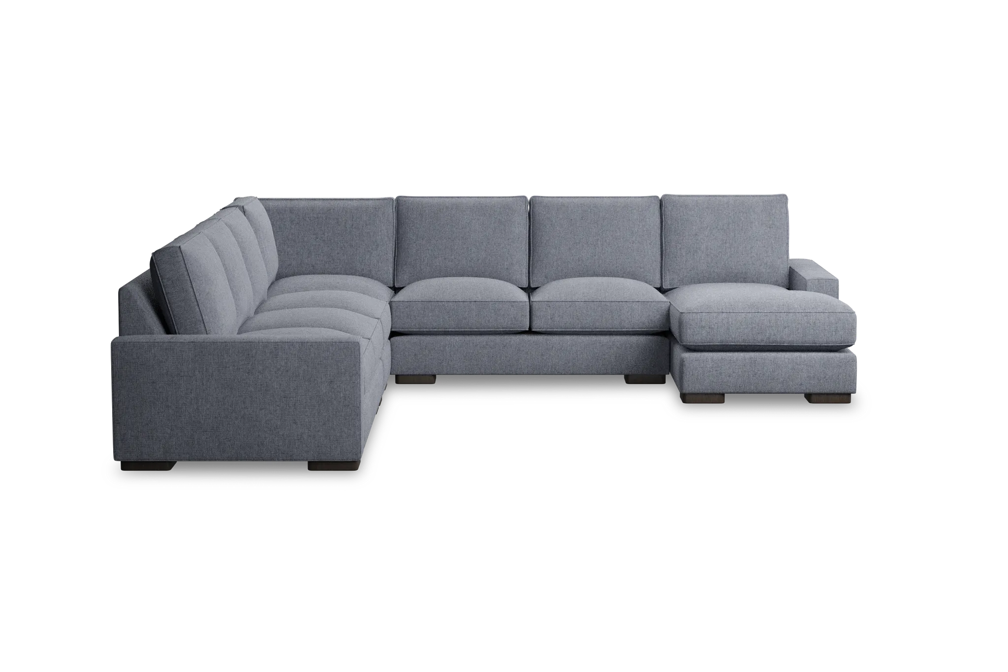 Edgewater Elevation Gray Large Right Chaise Sectional