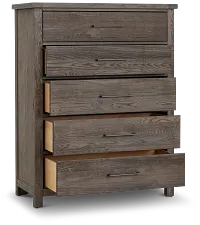 Salt Lake Gray 5-drawer Chest