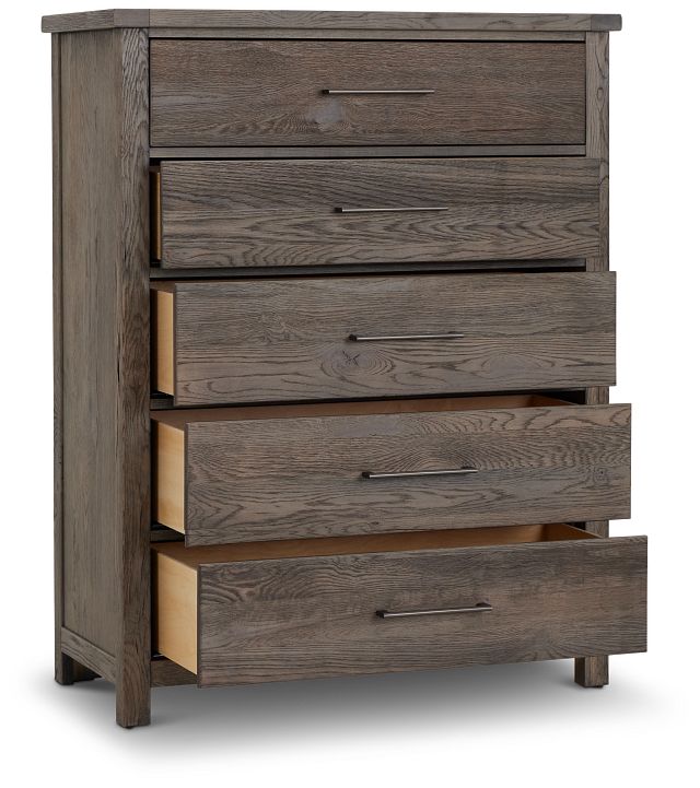 Salt Lake Gray 5-drawer Chest