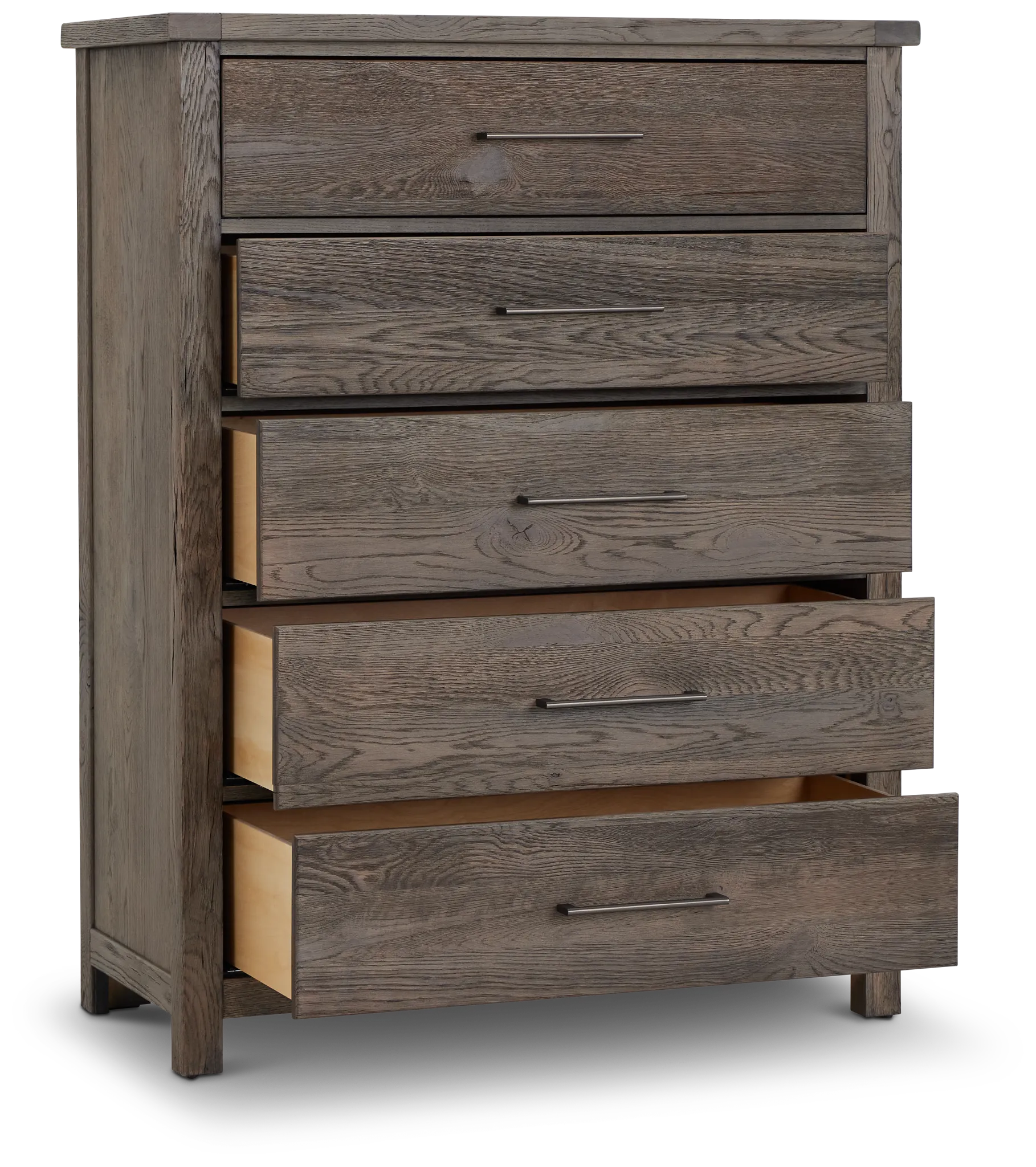 Salt Lake Gray 5-drawer Chest