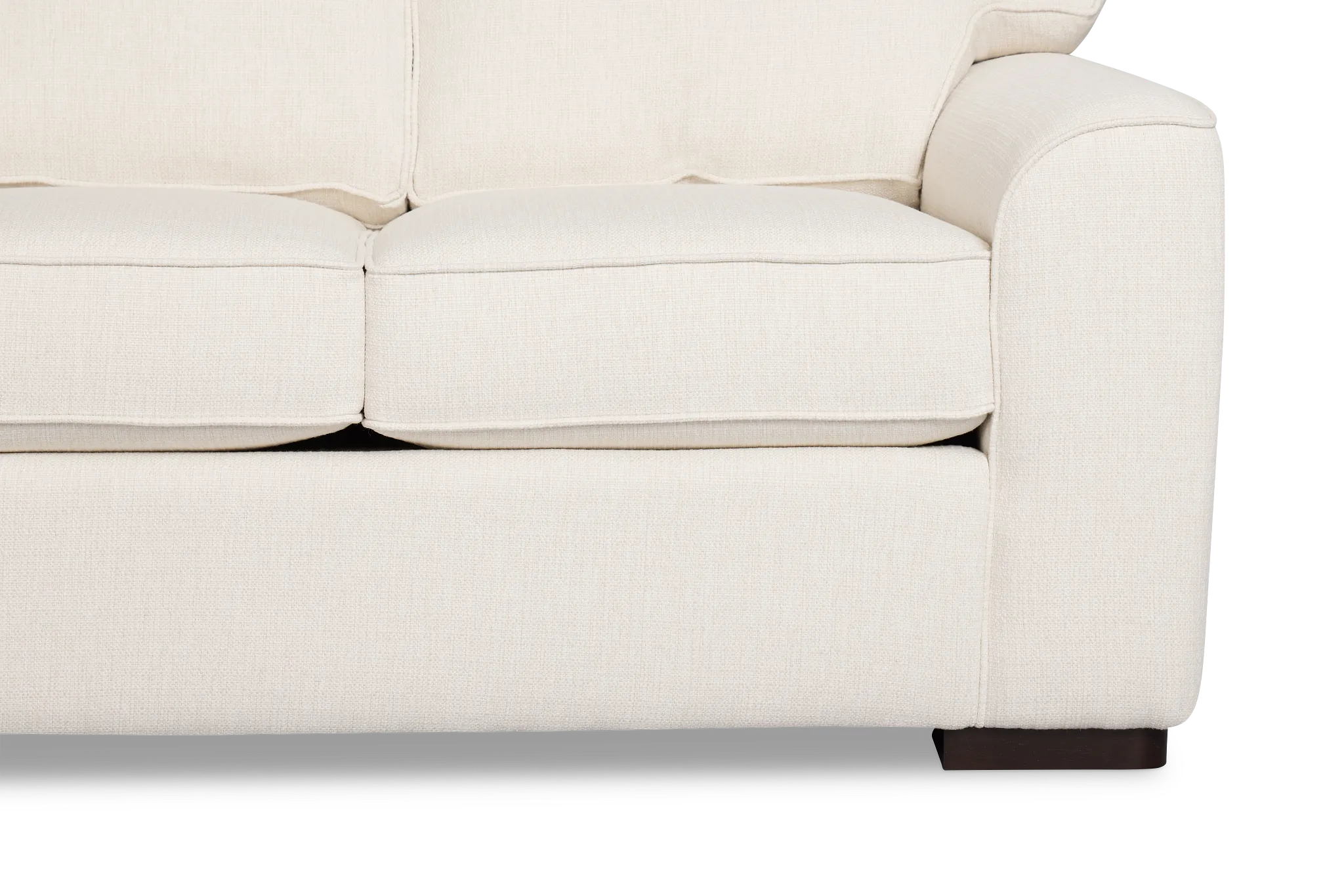 Sinclair Light Beige Fabric Large Two-arm Sectional