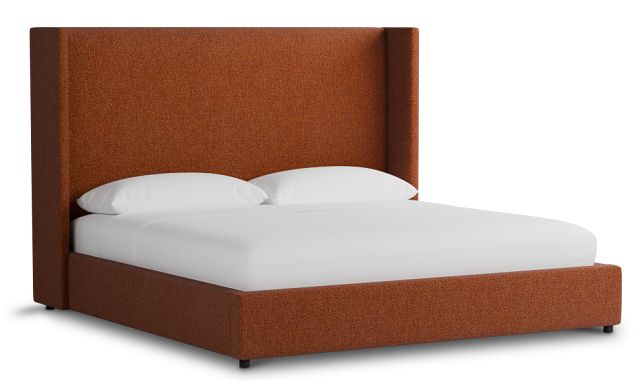 Captiva Elite Medium Brown 60" Upholstered Shelter Bed