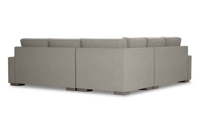 Edgewater Elite Gray Small Two-arm Sectional