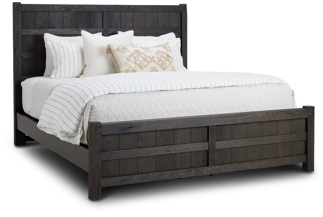 Salt Lake Dark Tone Panel Bed Salt Lake Dark Tone Panel Bed