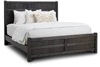 Salt Lake Dark Tone Panel Bed