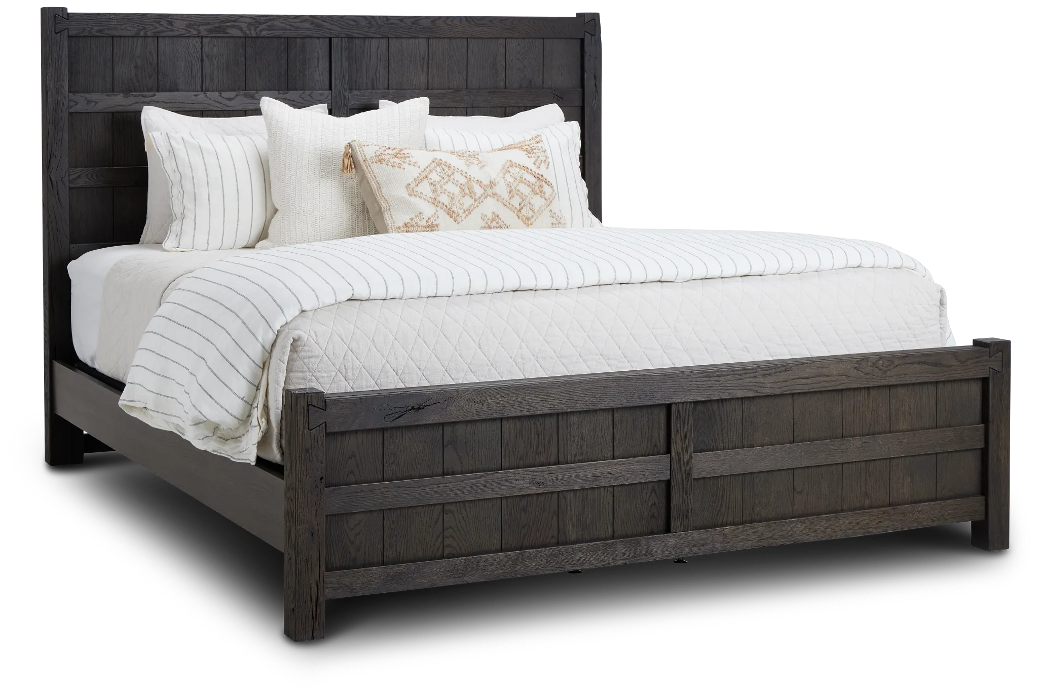 Salt Lake Dark Tone Panel Bed