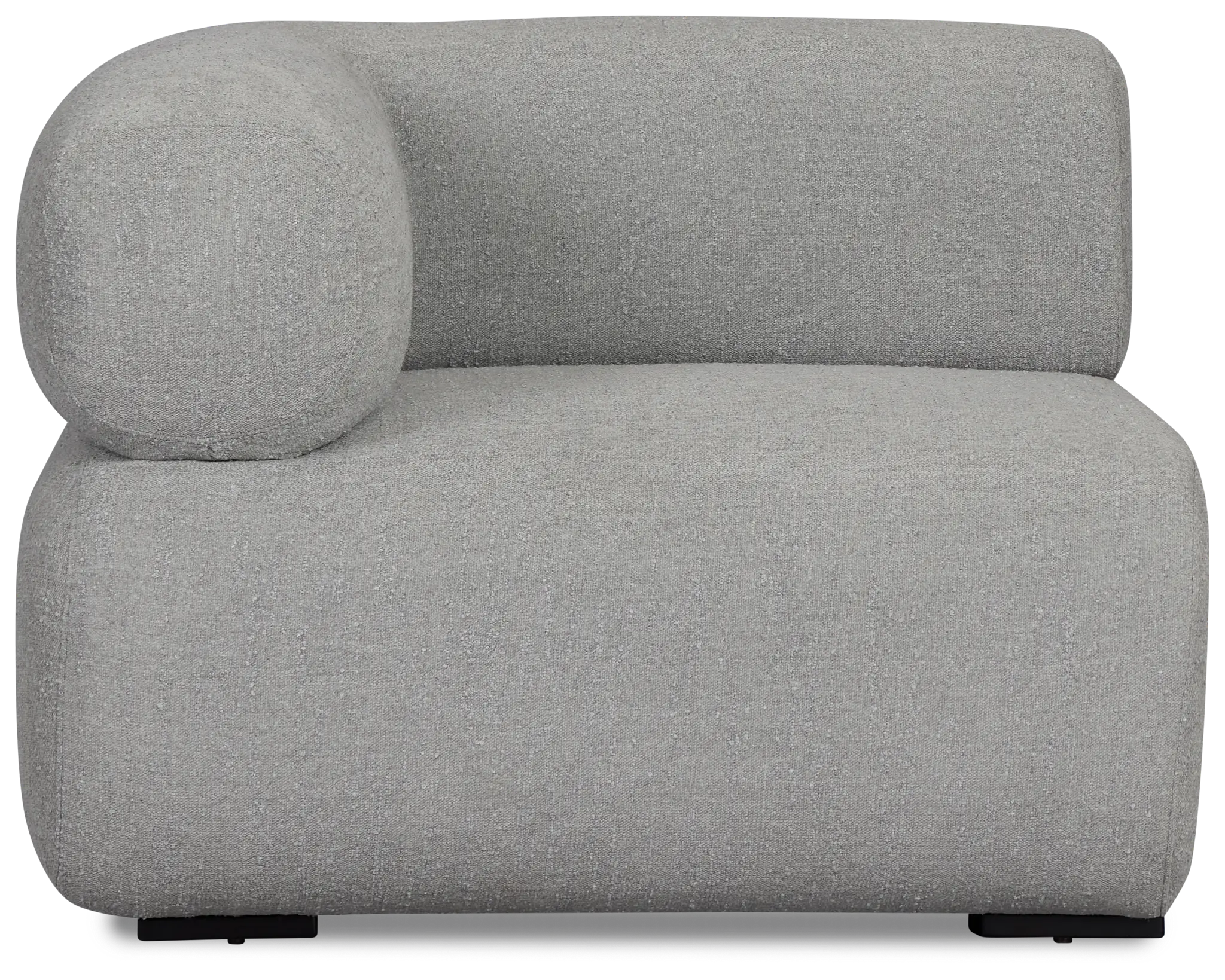 Celeste Light Gray Fabric Left Chair Celeste Light Gray Fabric Left Chair