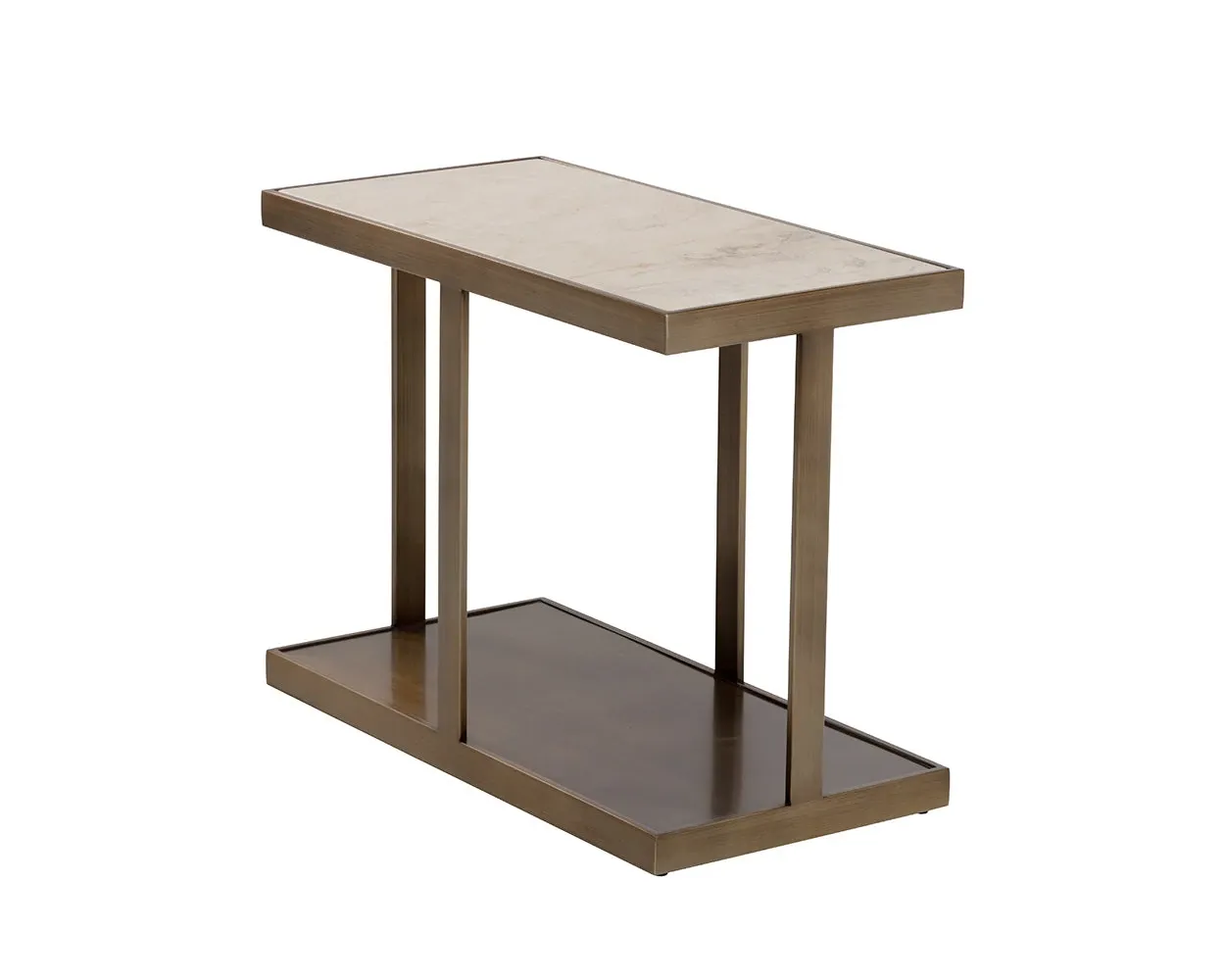 Vern Two-tone Rectangular End Table