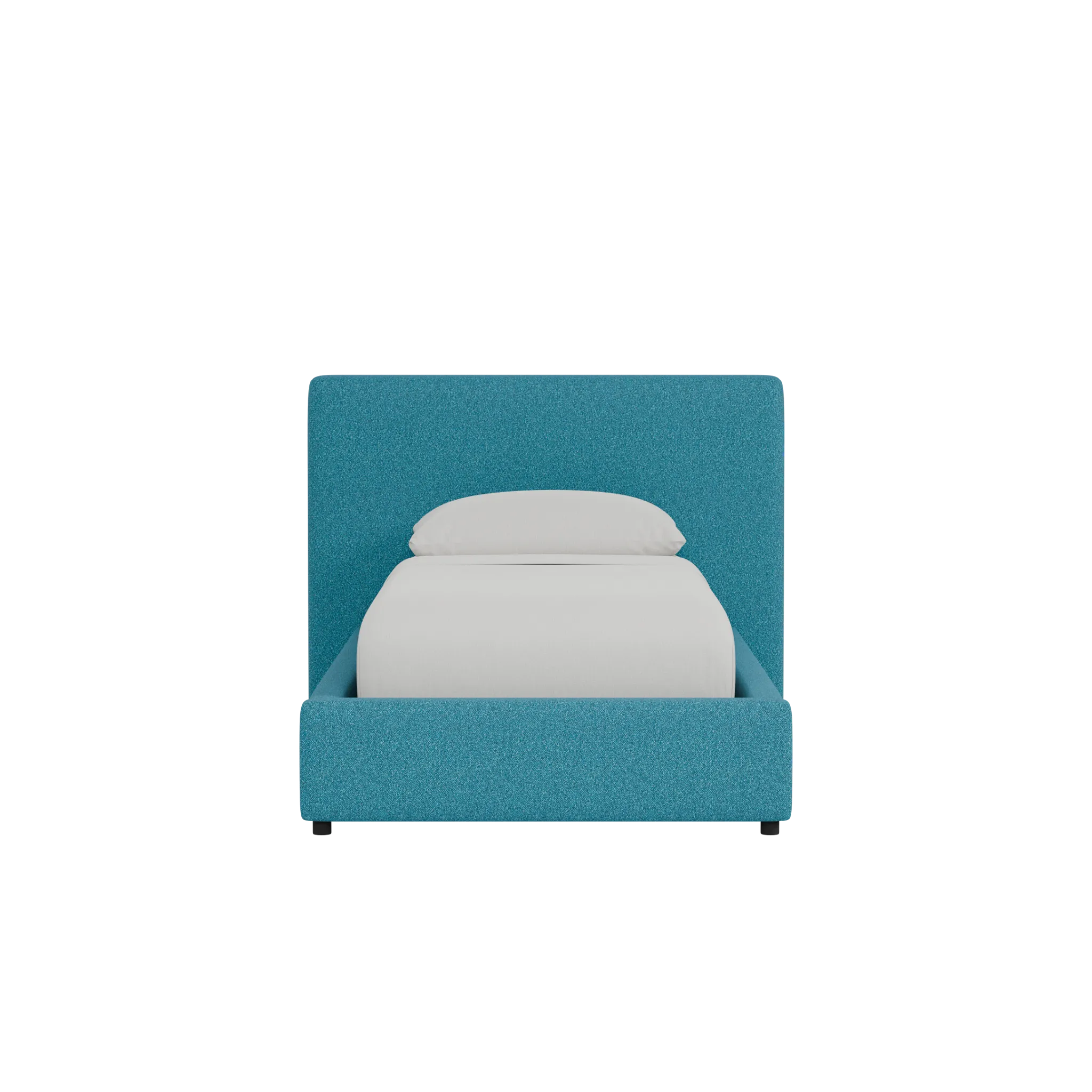 Grayton Elite Teal 44" Upholstered Platform Bed