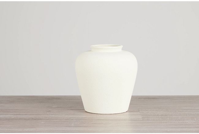 Thea Beige Medium Vase