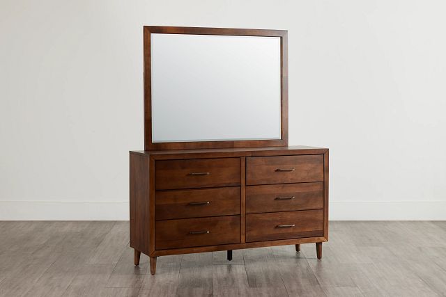 Palmdale Dark Tone Dresser & Mirror