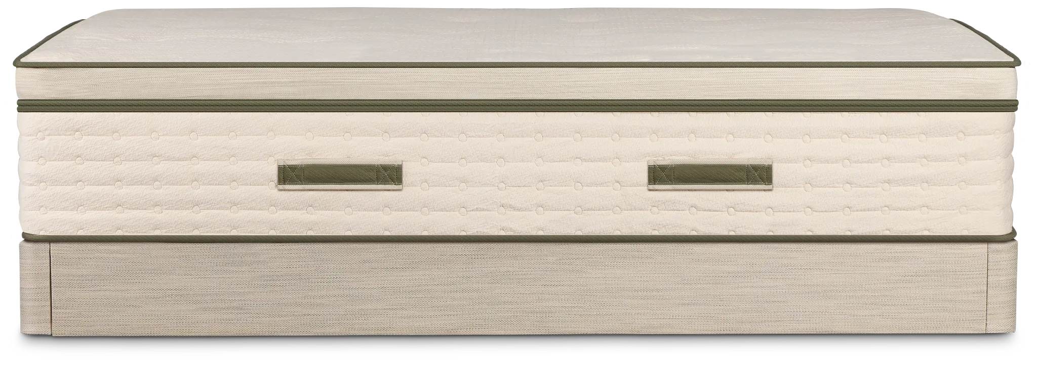 Avocado Green Plush Mattress Set