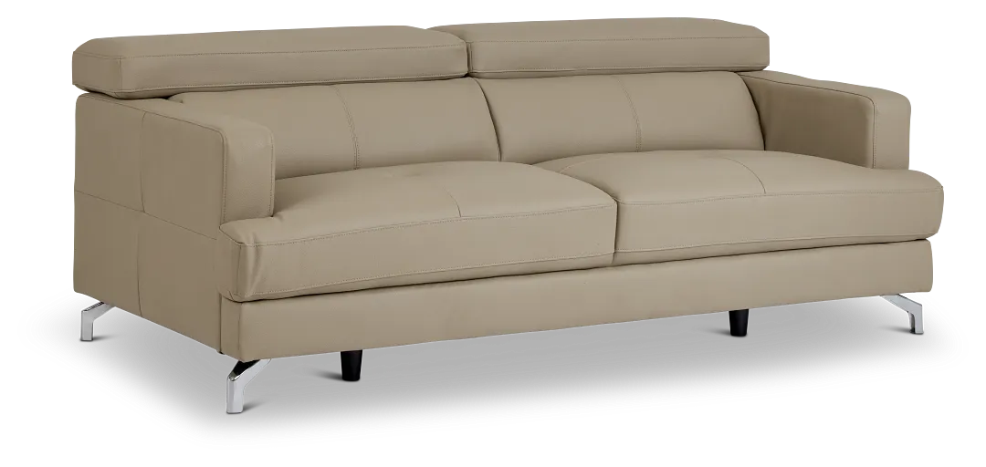 Marquez Taupe Micro Sofa