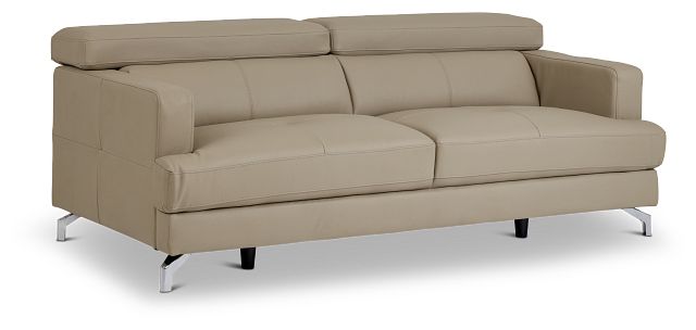 Marquez Taupe Micro Sofa