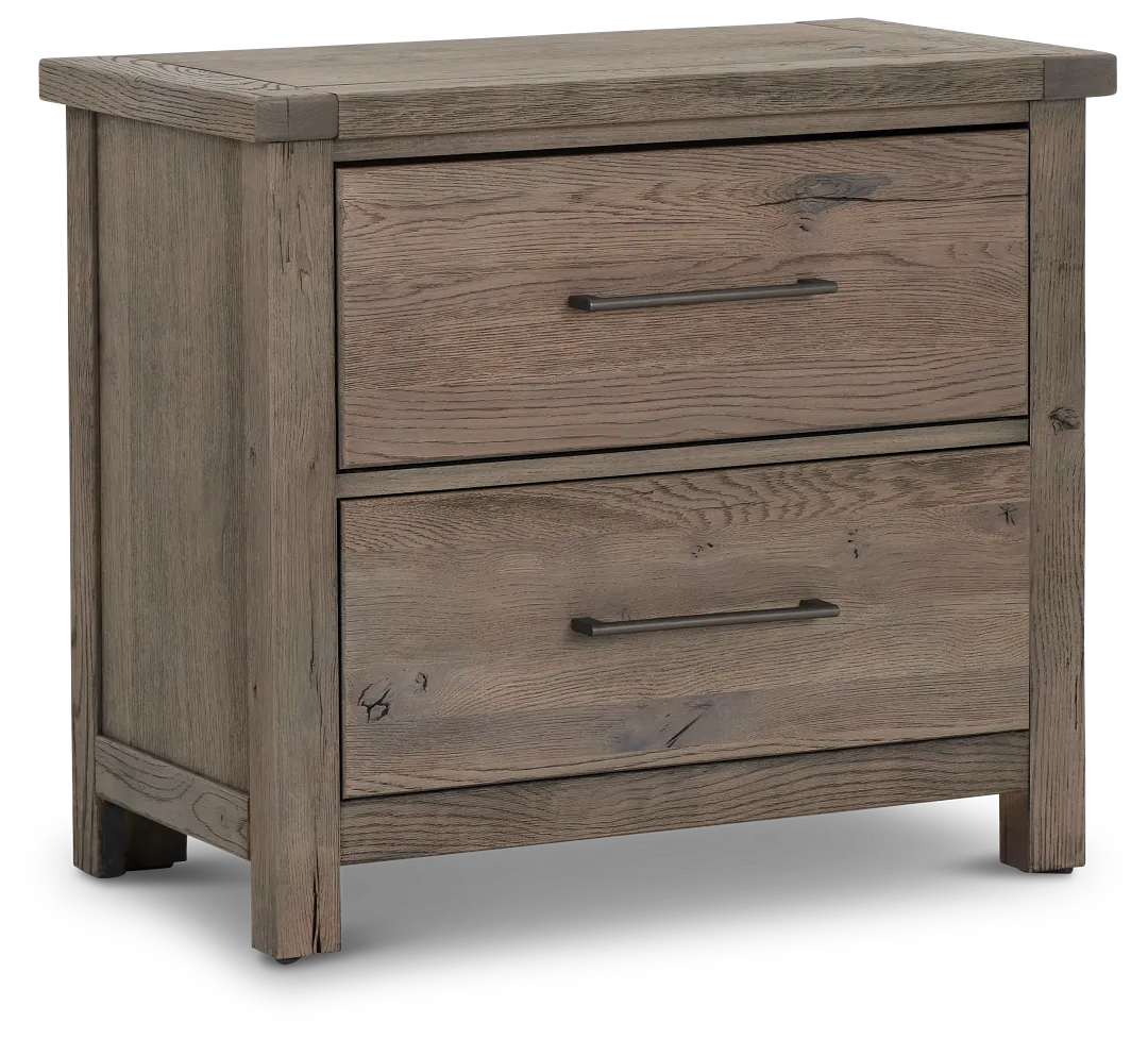 Salt Lake Gray Nightstand